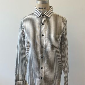 Double Pinstriped Button Down